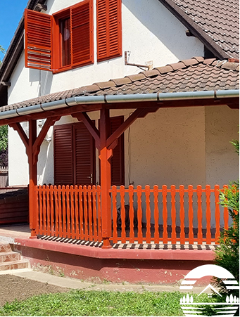 kényelmes kerthelyiség